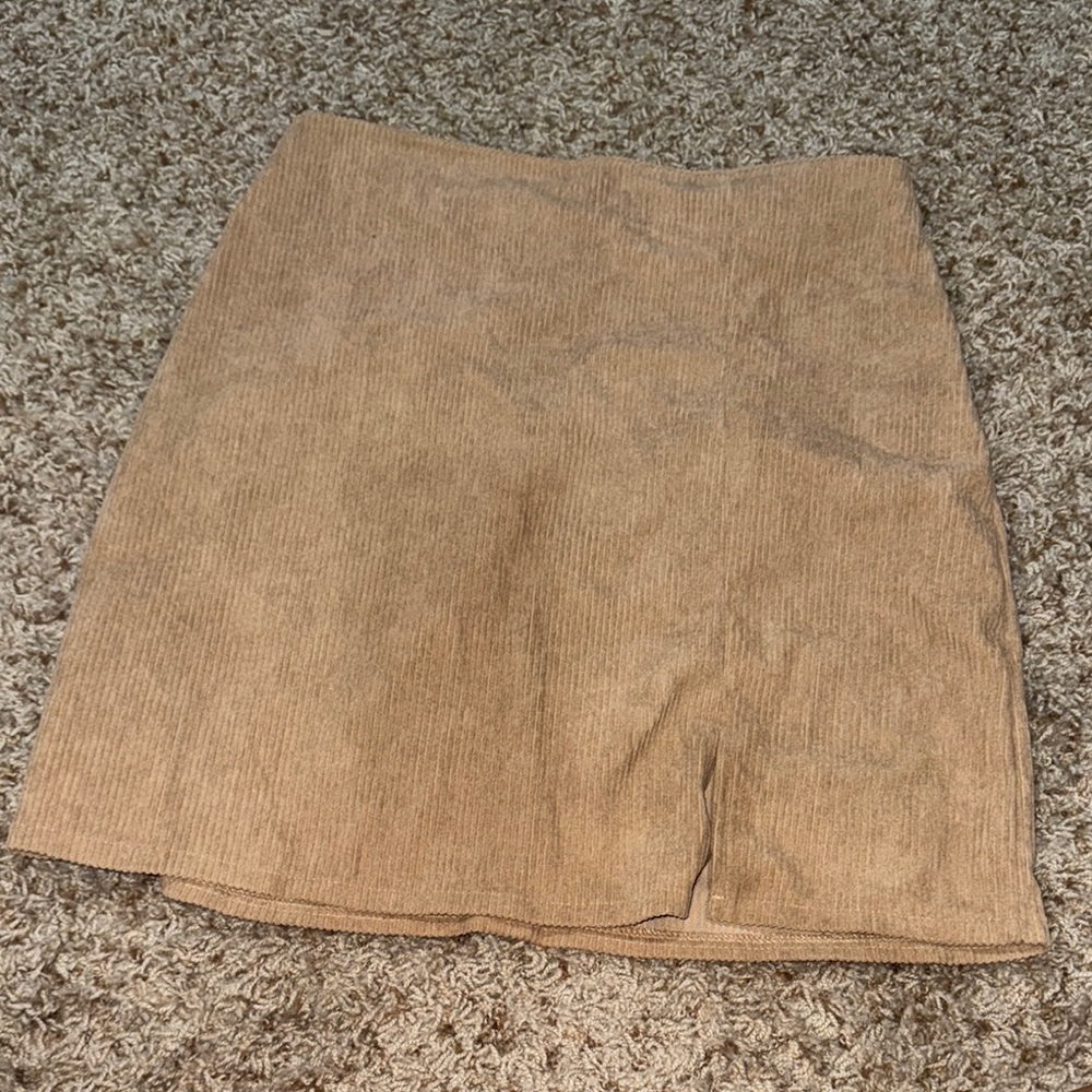 SHEIN Tan Midi Skirt